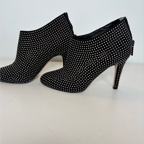 Size 34 Jimmy Choo Black Ankle Boots with Silver Studs